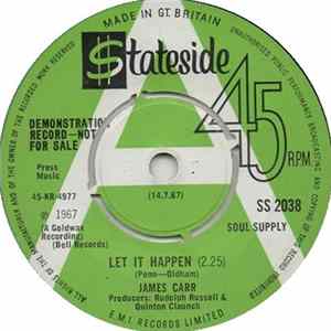 James Carr - Let It Happen / A Losing Game flac