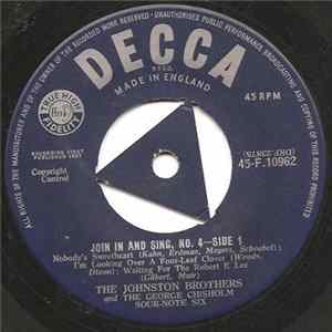 The Johnston Brothers, The George Chisholm Sour-Note Six - Join In And Sing, No. 4 flac