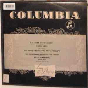 Franz Lehár • Elisabeth Schwarzkopf • Erich Kunz • Philharmonia Orchestra And Chorus Conducted By Otto Ackermann - Die Lustige Witwe flac