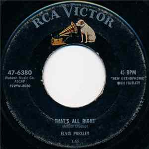 Elvis Presley - That's All Right / Blue Moon Of Kentucky flac