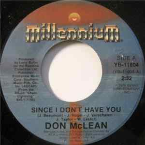 Don McLean - Since I Don't Have You flac