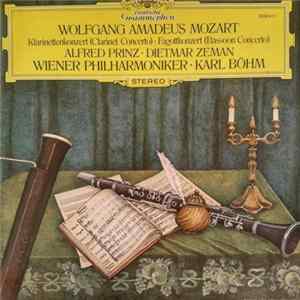 Wolfgang Amadeus Mozart - Alfred Prinz, Dietmar Zeman, Wiener Philharmoniker, Karl Böhm - Klarinettenkonzert (Clarinet Concerto) • Fagottkonzert (Bassoon Concerto) flac