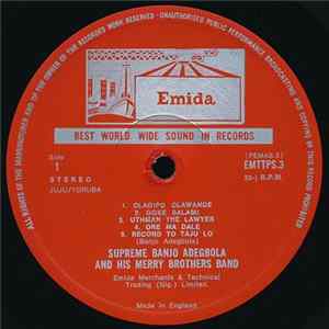 Supreme Banjo Adegbola And His Merry Brothers Band - Supreme Banjo Adegbola And His Merry Brothers Band flac