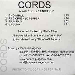 Cords - A Taste From The 'Lunchbox' flac