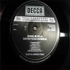 Falla, Alicia De Larrocha - Piano Music flac