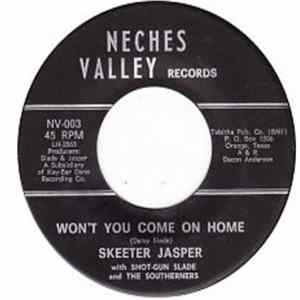 Skeeter Jasper With Shot-Gun Slade & The Southerners - Won't You Come On Home / Golden Triangle flac