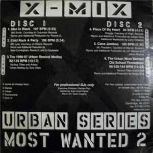 Various - X-Mix Urban Series Most Wanted 2 flac
