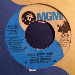 Marie Osmond - Who's Sorry Now flac