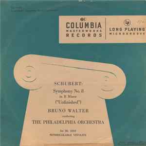 Bruno Walter, The Philadelphia Orchestra - Schubert, Symphony No. 8 in B Minor "Unfinished" flac