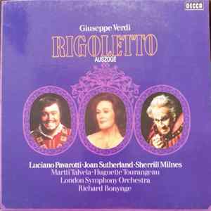 Verdi, The London Symphony Orchestra - Rigoletto - Auszüge flac
