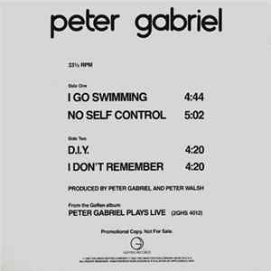 Peter Gabriel - Selections From "Peter Gabriel Plays Live" flac