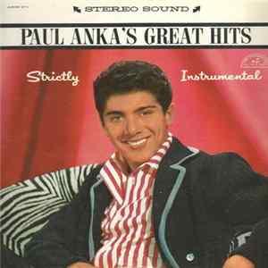 Paul Anka - Paul Anka's Great Hits Strictly Instrumental flac