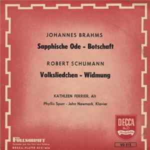 Kathleen Ferrier, Phyllis Spurr, John Newmark - Schumann-Lieder / Brahms-Lieder flac