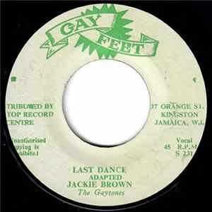 Jackie Brown, The Gaytones - Last Dance flac