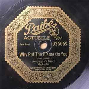 Henderson's Dance Orchestra - Why Put The Blame On You / Chicago Blues flac