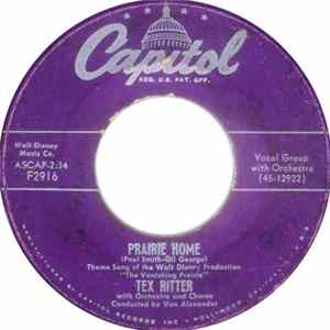 Tex Ritter - Prairie Home / The Bandit flac