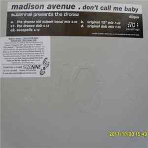 Madison Avenue - Don't Call Me Baby flac