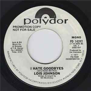 Lois Johnson - I Hate Goodbyes flac