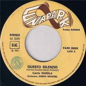 Joseph Montzel Canta Manila - Questo Silenzio flac