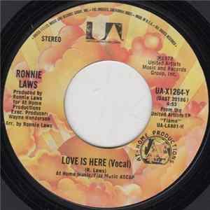 Ronnie Laws - Love Is Here / Grace flac