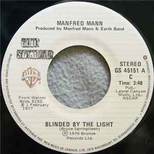 Manfred Mann - Blinded By The Light / Spirit In The Night flac