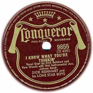 Dick Reinhart & His Lone Star Boys - I Know What You're Thinkin' / One Kiss flac