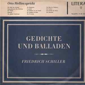 Otto Mellies Spricht Friedrich Schiller - Gedichte Und Balladen flac