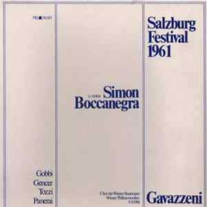 Giuseppe Verdi, Tito Gobbi, Leyla Gencer, Giorgio Tozzi, Rolando Panerai, Vito Susca, Giuseppe Zampieri, Glade Peterson, Wiener Philharmoniker, Wiener Staatsopernchor, Gianandrea Gavazzeni - Simon Boccanegra flac