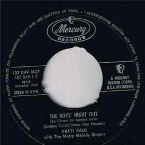 Patti Page With The Merry Melody Singers - The Boy's Night Out / Three Fools flac