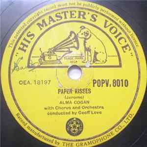 Alma Cogan - Paper Kisses / Mambo Italiano flac