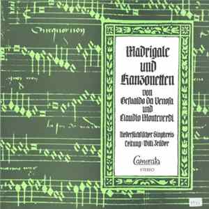 Niedersächsischer Singkreis conducted by Willi Träder - Madrigale Und Kanzonetten von Gesualdo da Venosa und Claudio Monteverdi flac