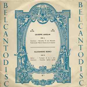 Giuseppe Anselmi, Alessandro Bonci - Giuseppe Anselmi/Allessandro Bonci flac