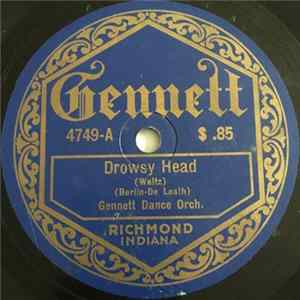 Gennett Dance Orch. - Drowsy Head / In My Tippy Canoe flac